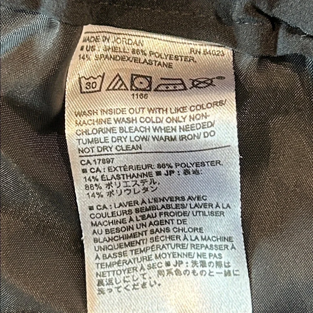 Banana Republic Tie Waist Cargo Jogger Pants in black size medium